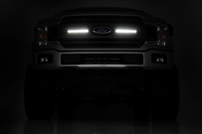 10 Inch Black Series LED Light Bar Slim Line Pair Rough Country