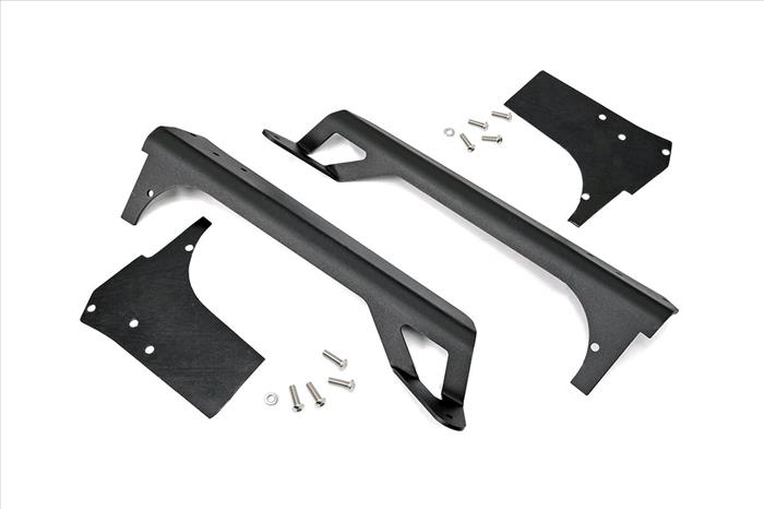 LED Light Mounts Upper Windshield 50 Inch Jeep Wrangler TJ (97-06)/Wrangler Unlimited (04-06) Rough Country