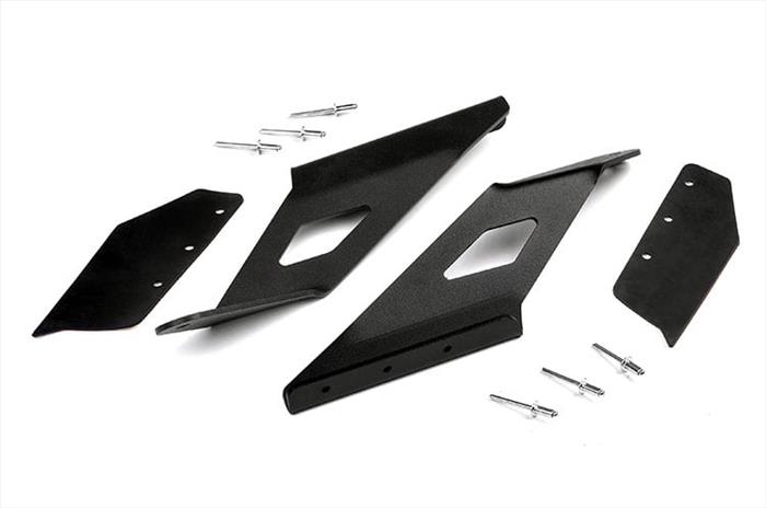 LED Light Mount Upper Windshield 54 Inch Curved Silverado/Sierra 2500HD/3500HD (15-19) Rough Country