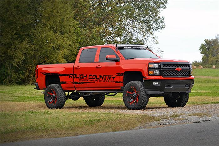 LED Light Mount Upper Windshield 54 Inch Curved Silverado/Sierra 2500HD/3500HD (15-19) Rough Country