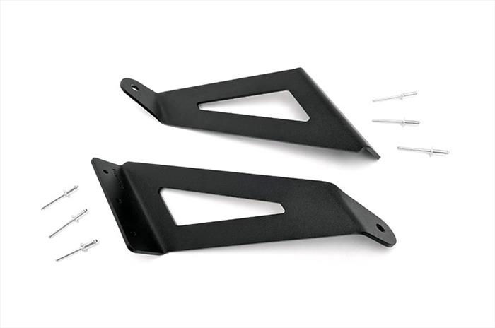 LED Light Mount Upper Windshield 54 Inch Curved Ford F-250/F-350 Super Duty (99-16) Rough Country