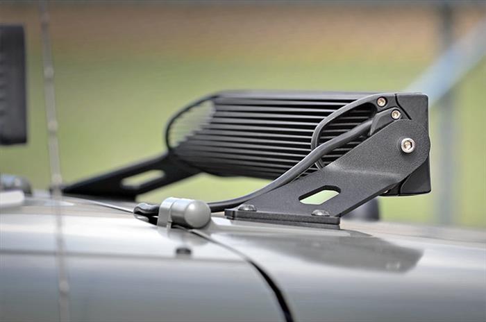 LED Light Mount Hood 20 Inch Jeep Wrangler JK/Wrangler Unlimited (07-18) Rough Country