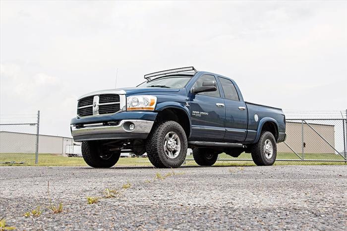 LED Light Mount Upper Windshield 54 Inch Curved Ram 1500 2WD/4WD (02-08) Rough Country