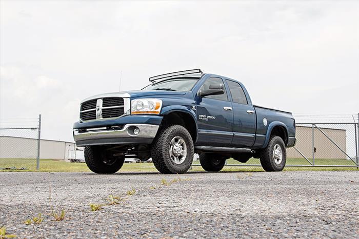 LED Light Mounts Upper Windshield 54 Inch Curved Ram 2500/3500 (03-10) Rough Country