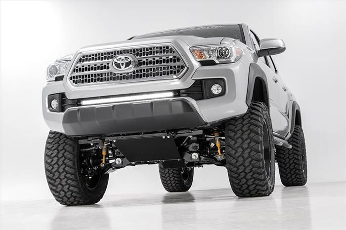 LED Light Kit Lower Grille Mount 30 Inch Black Single Row Toyota Tacoma (16-23) Rough Country