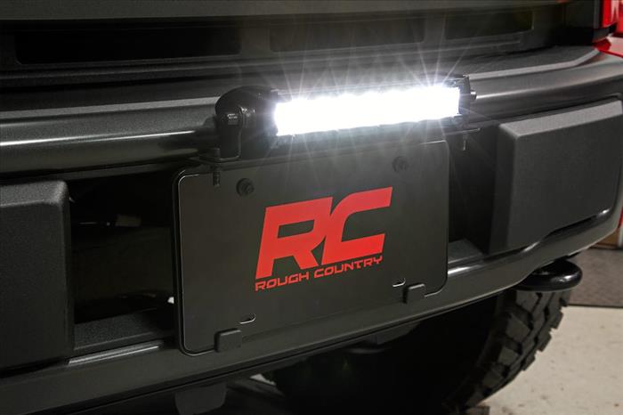 6 Inch Black Series LED Light Bar Single Row Pair Rough Country