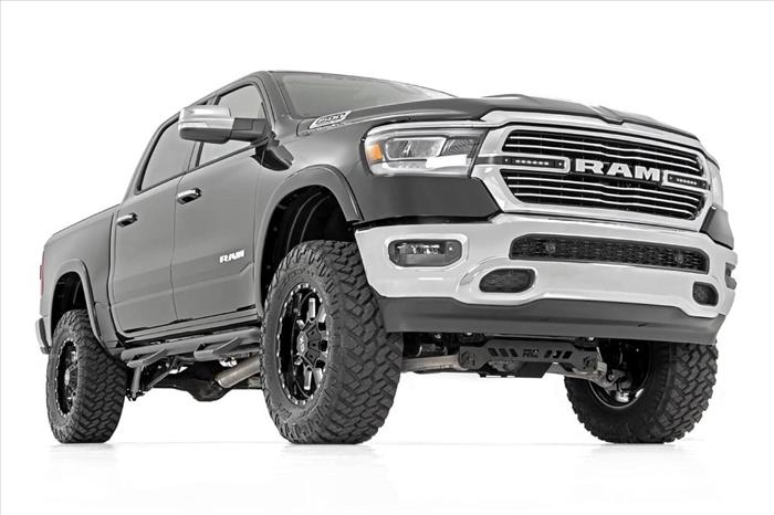 Dual 6in LED Grille Kit Black Slimline Ram 1500 2WD/4WD (2019-2024) Rough Country