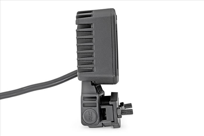 Black Series LED Light Pair 2 Inch Flood Swivel Mount Rough Country