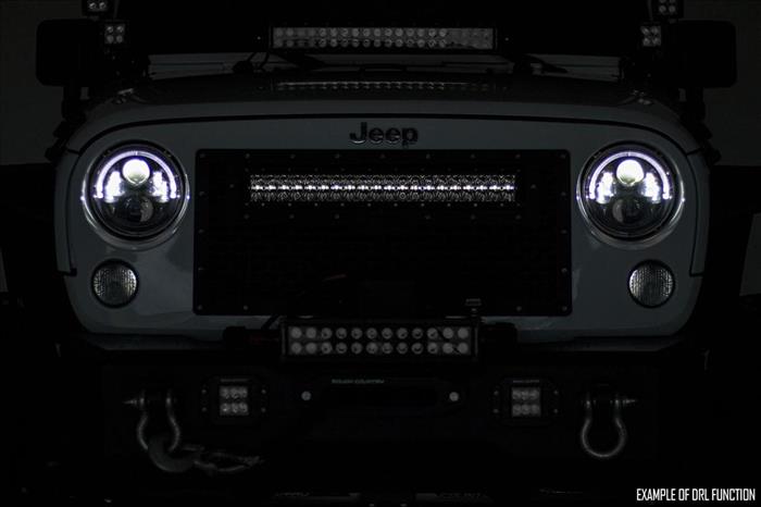 12 Inch Black Series LED Light Bar Dual Row White DRL Rough Country