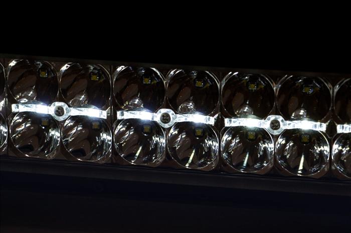 20 Inch Chrome Series LED Light Bar Dual Row Cool White DRL Rough Country