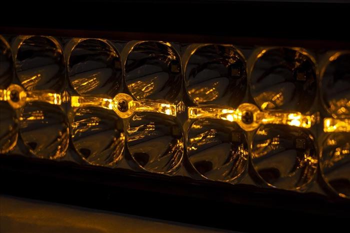 20 Inch Chrome Series LED Light Bar Dual Row Amber DRL Rough Country