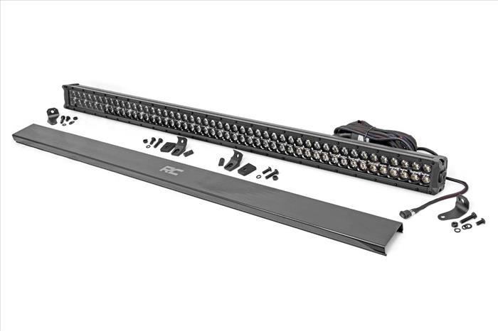50 Inch Black Series LED Light Bar Dual Row Cool White DRL Rough Country
