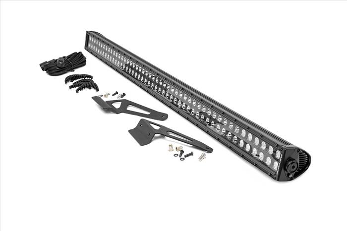 LED Light Windshield 50 Inch Black Dual Row Can-Am Defender HD 5/HD 8/HD 9/HD 10 Rough Country