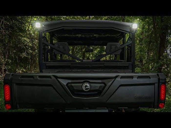 LED Light Rear Cab Mount 3 Inch Chrome Pair Wide Angle Can-Am Defender HD 5/HD 8/HD 9/HD 10 Rough Country