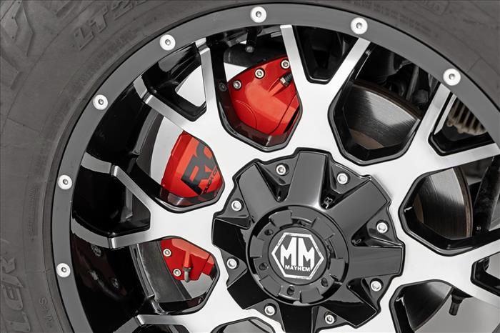 Caliper Covers Front and Rear Red Silverado/Sierra 1500 (14-18 & Classic) Rough Country
