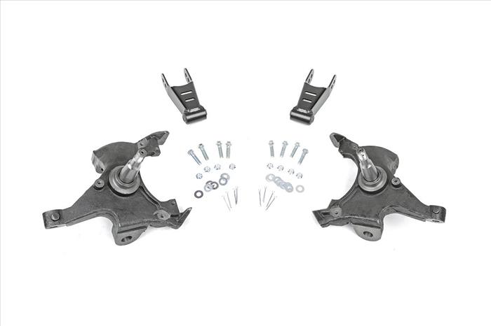Lowering Kit 2 Inch FR & RR Chevy C1500/K1500 Truck 2WD (1988-1999) Rough Country