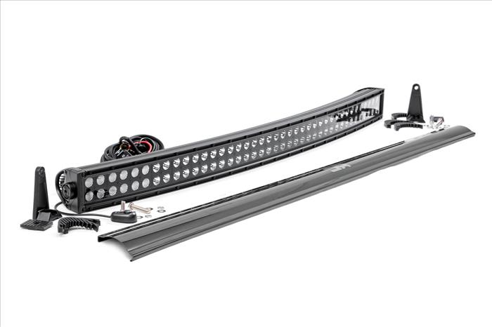 40 Inch Black Series LED Light Bar Curved Dual Row Rough Country