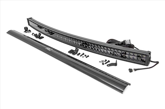 54 Inch Black Series LED Light Bar Curved Dual Row Cool White DRL Rough Country