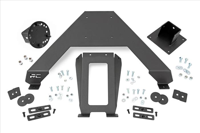Bed Mount Spare Tire Carrier Universal (5x5.5 6x5.5 6x135 & 5x5.0 Bolt Patterns) Rough Country