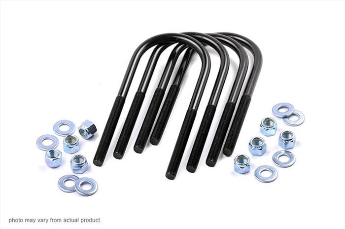 Universal U-Bolt Kit Round 9/16 Inch x 3.25 Inch x 11.50 Inch Rough Country