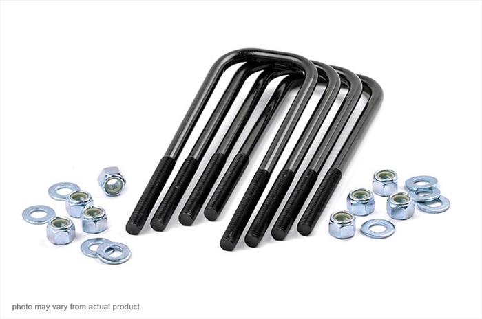 Universal U-Bolt Kit Large Radius 9/16 Inch x 3.125 Inch x 11.5 Inch Rough Country