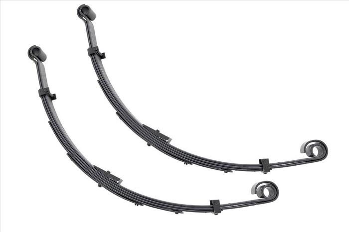 Rear Leaf Springs 6 Inch Lift Pair Jeep Wrangler YJ 4WD (1987-1995) Rough Country