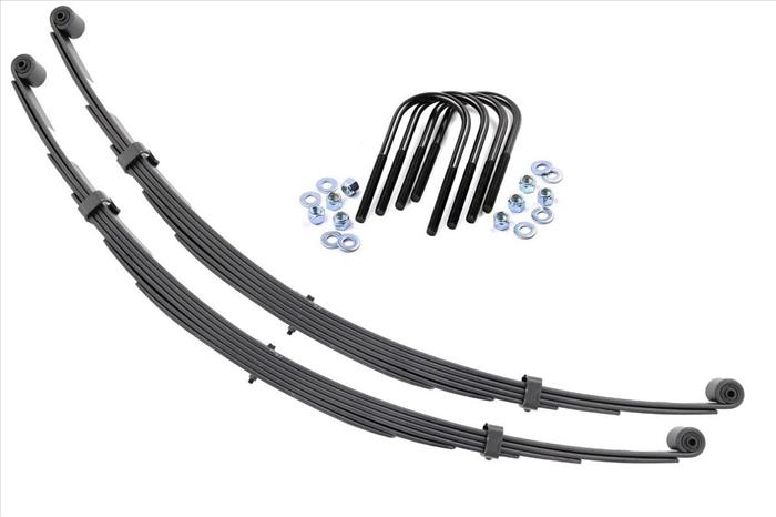Rear Leaf Springs 2.5 Inch Lift Pair International Scout II 4WD (1971-1980) Rough Country