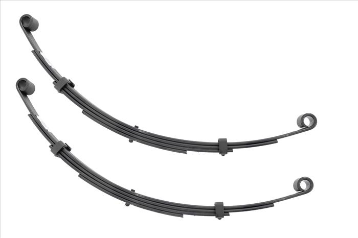 Front Leaf Springs 4 Inch Lift Pair International Scout II 4WD (1971-1980) Rough Country