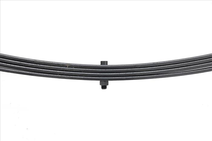 Front Leaf Springs Military Wrap 4 Inch Lift Pair Jeep Wrangler YJ (87-95) Rough Country