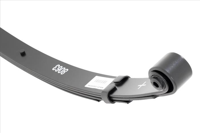 Front Leaf Springs Military Wrap 4 Inch Lift Pair Jeep Wrangler YJ (87-95) Rough Country