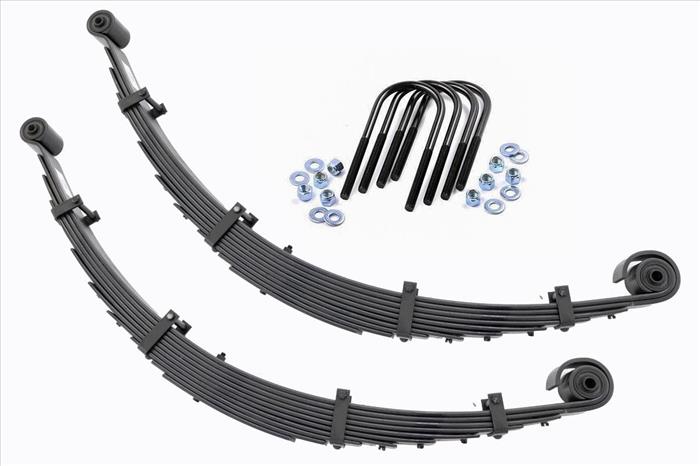 Front Leaf Springs 8 Inch Lift Pair Ford F-250/F-350 Super Duty 4WD (99-04) Rough Country