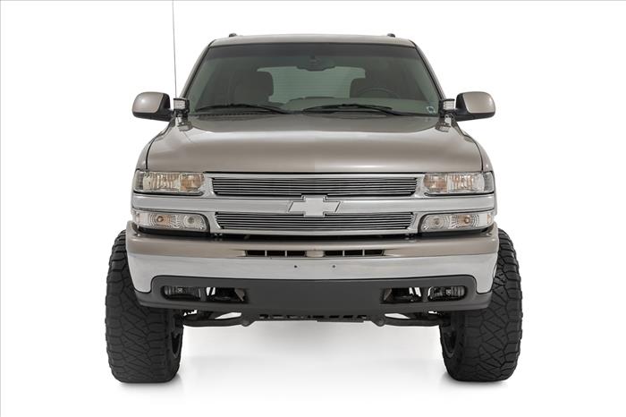 LED Light Kit Ditch Mount 2 Inch Black Pair Amber DRL Chevy Silverado 1500 (99-06) Rough Country