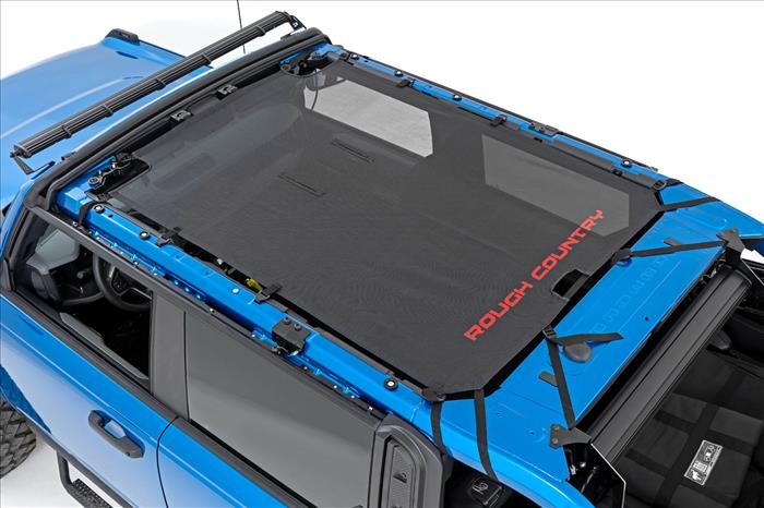 Mesh Bikini Top Plus Black Ford Bronco 4WD (2021-2025) Rough Country