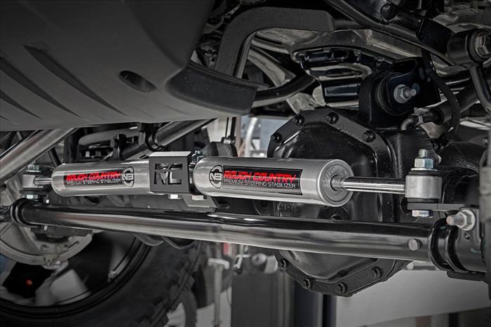 N3 Steering Stabilizer Dual 2.5-8 Inch Lift Jeep Gladiator JT/Wrangler JL (18-26) Rough Country