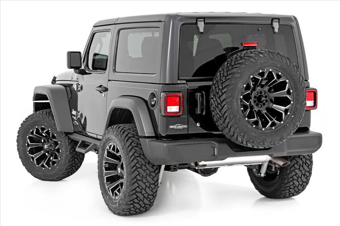 Contoured Drop Steps 2 Door Jeep Wrangler JL 4WD (2018-2026) Rough Country