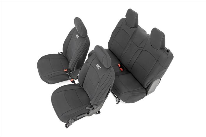 Seat Covers Front and Rear Jeep Wrangler JL 4WD (2018-2026) Rough Country