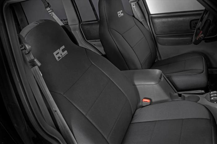 Seat Covers Non Detach Headrest FR & RR Jeep Cherokee XJ 2WD/4WD (97-01) Rough Country