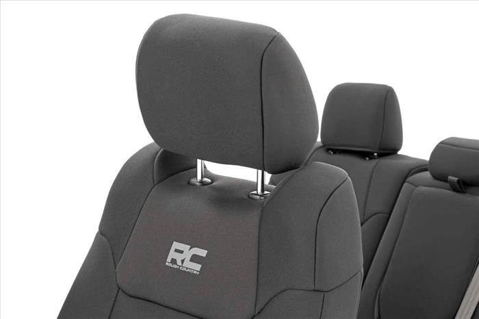 Seat Covers FR w/ Console Cover and Rear Toyota Tundra 2WD/4WD (14-21) Rough Country