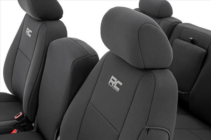 Seat Covers FR 40/40/20 & RR Full Bench Silverado/Sierra 1500/2500HD (07-13) Rough Country