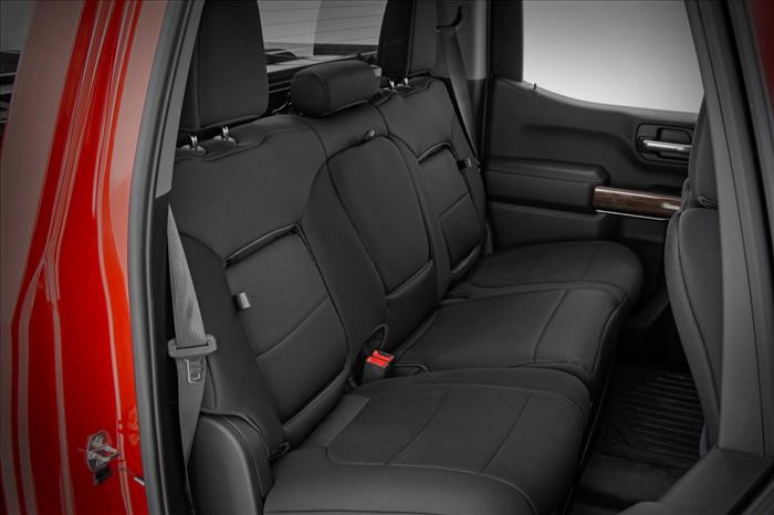 Seat Covers FR 40/40/20 & RR Back Storage Chevy/GMC Sierra 1500 (19-26)/Silverado 1500 (19-26) Rough Country