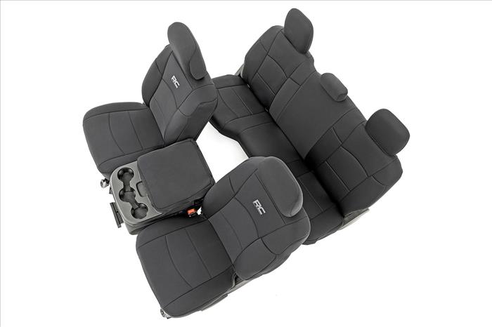 Seat Covers FR & RR 60/40 Rear Seat Ram 2500 2WD/4WD (2019-2026) Rough Country