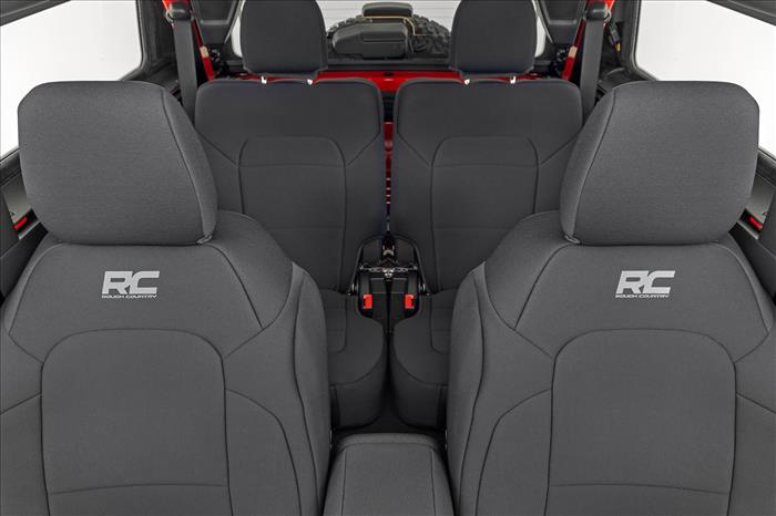Seat Covers Bucket Seats FR & RR Ford Bronco (2 Door) 4WD (2021-2025) Rough Country