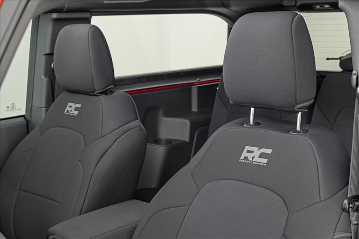 Seat Covers Bucket Seats FR & RR Ford Bronco (2 Door) 4WD (2021-2025) Rough Country