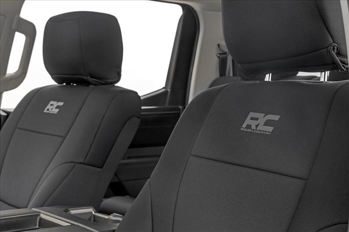 Seat Covers No Rear Cup Holder Toyota Tundra 2WD/4WD (2022-2026) Rough Country