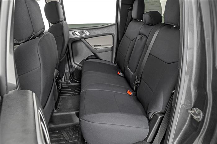 Seat Covers FR Bucket and RR Bench Ford Ranger 2WD/4WD (2019-2026) Rough Country