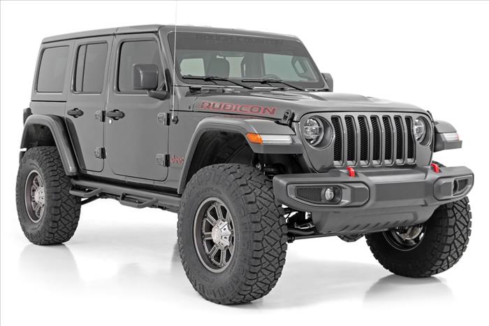 3.5 Inch Lift Kit Adj Lower FR D/S M1R Rubicon Jeep Wrangler Unlimited (24-26) Rough Country