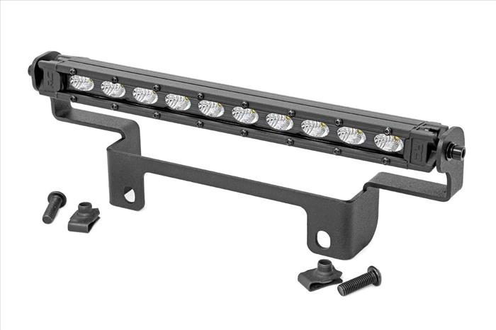 LED Light Kit Bumper Mount 10 Inch Black Slimline Honda Pioneer 1000 Rough Country