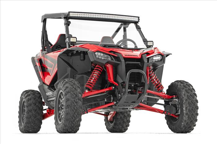 LED Light Kit Front Mount 40 Inch Black Dual Row White DRL Honda Talon 1000 Rough Country