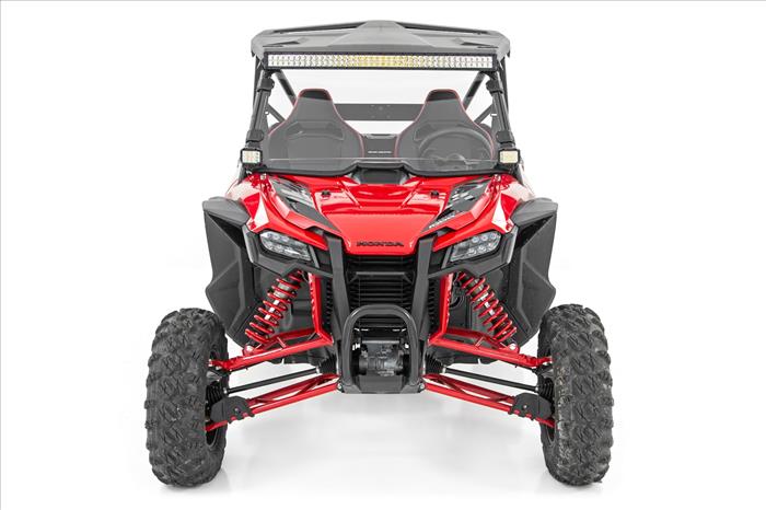 LED Light Kit Front Mount 40 Inch Black Dual Row Honda Talon 1000 Rough Country