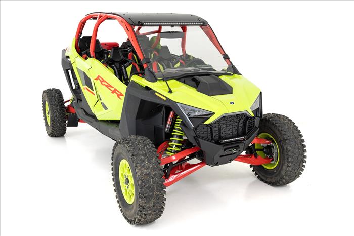 LED Light Winch Mount RS4500S 10 Inch Black Slimline Polaris RZR Pro R Rough Country
